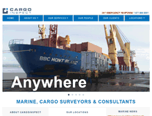 Tablet Screenshot of cargoinspect.com